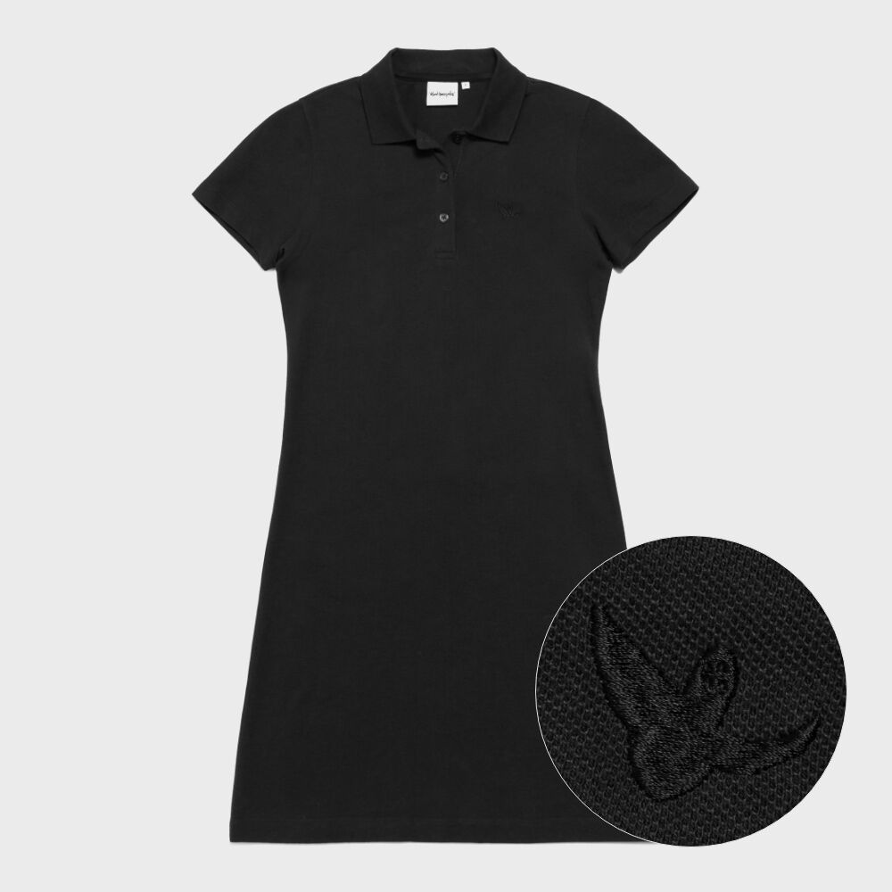 [Clove]★24SS★韓国大人気 ★Seersucker Polo Dress 24SS clove] Seersucker Polo Dress (Blue) - 감도 깊은 취향