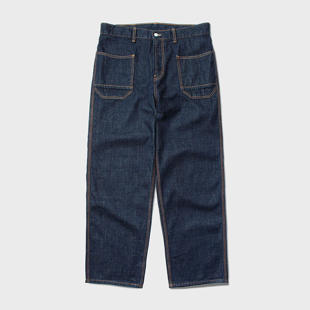 パンツ 87MM Mmlg MM COATED DENIM PANTS INDIGO MMLGBD2BDN006ID Mmlg] MM COATED DENIM PANTS (INDIGO) - 감도 깊은 취향 셀렉트