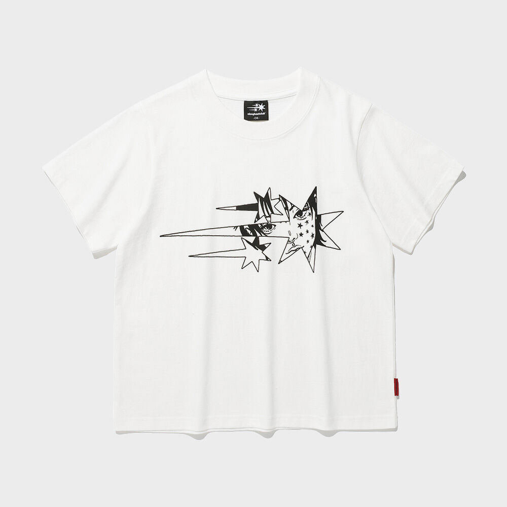 Tシャツ・カットソー [NICEGHOSTCLUB]GIRL BLOWING SYMBOL BIG BIG TEE_BEIGE(NG2FM GIRL BLOWING SYMBOL BIG BIG TEE_BEIGE(NG2FMUT545A) - 감도