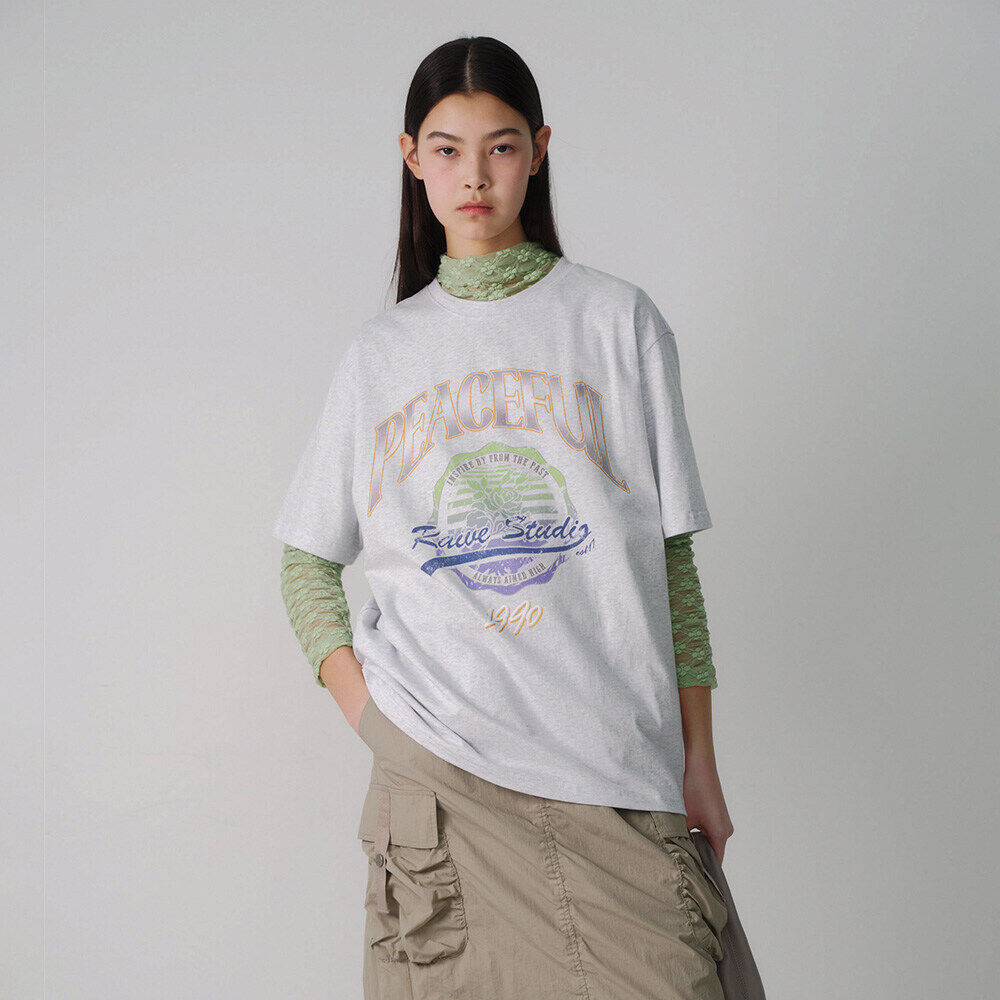 ★RAIVE★ Bicycle Band TShirt in Navy VW4ME04923 MUSINSA公式 | RAIVE Bicycle Band T-Shirt in Navy VW4ME049-23