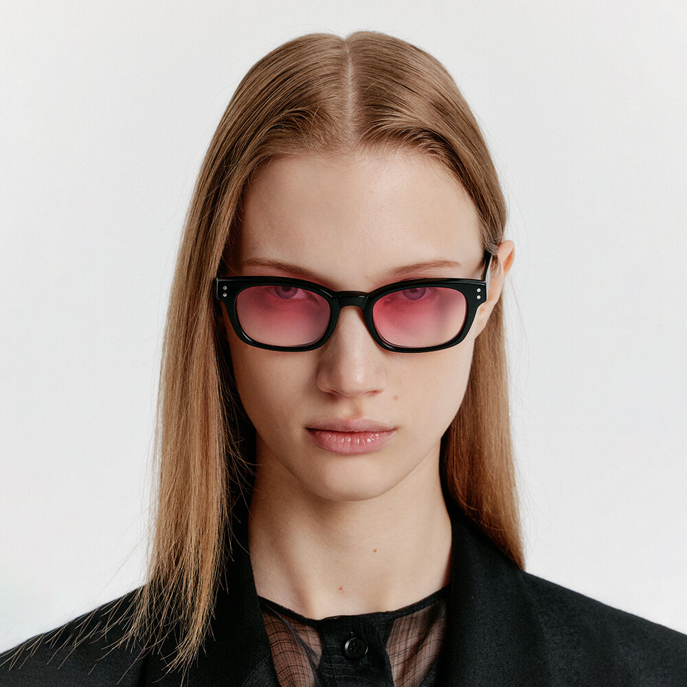 YVETTE Titanium Sunglasses - Brown - 감도 깊은 취향 셀렉트샵