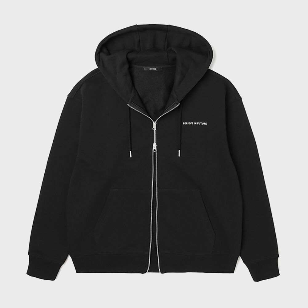 ◆DEINET◆ LOST IN SYDNEY ZIPUP HOODIE IN BLACK KDCCL4F9111 LOST IN SYDNEY ZIP-UP HOODIE IN BLACK - 감도 깊은 취향