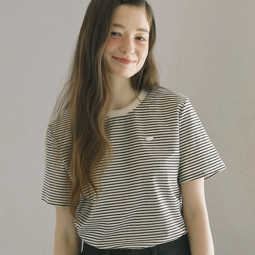 Hope Stripe T-Shirt - Black