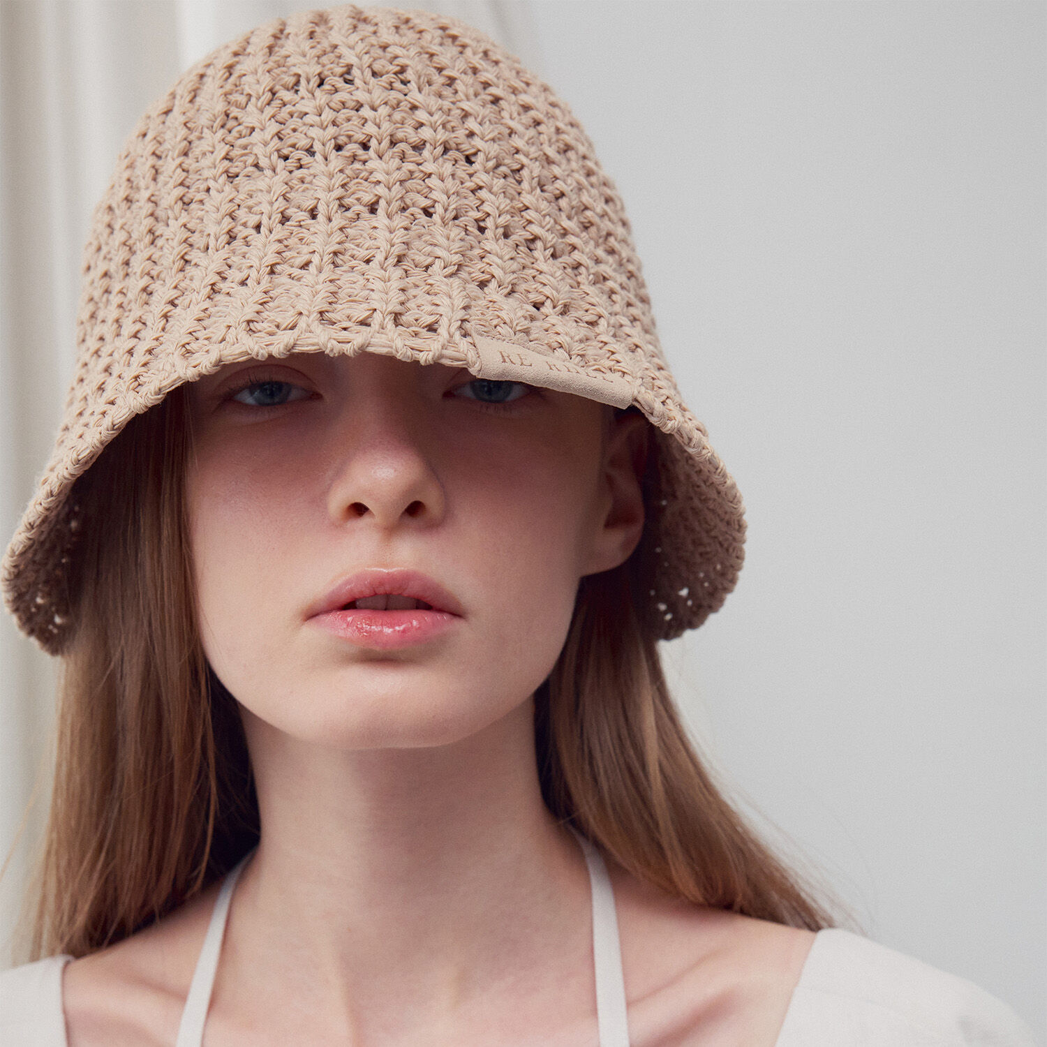 Marchen ♥ FW Sylo strap bonnet hat_3color /追跡付 Buy Marine Serre Protective Scarf Branded Cap 'Black