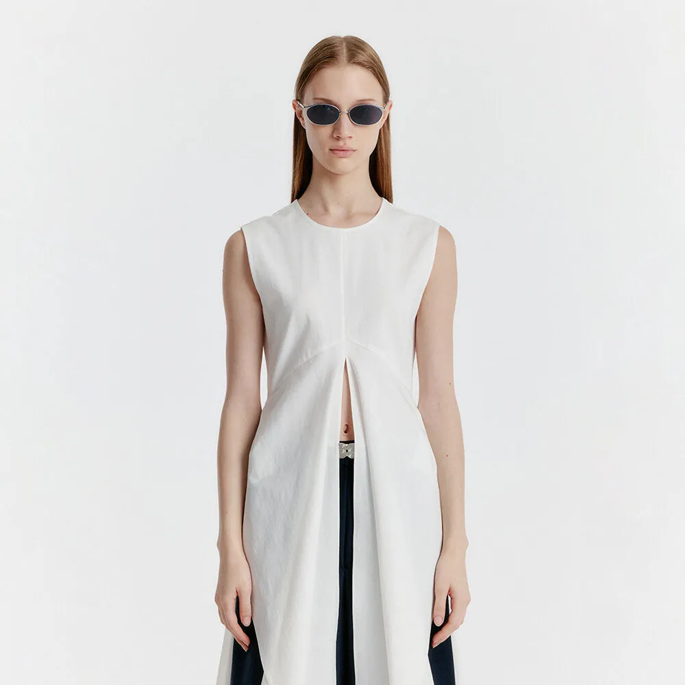 [환승연애 이나연 착용] YUNA Transformable Sleeveless Top - White - 감도 깊은 취향 셀렉트샵 ...