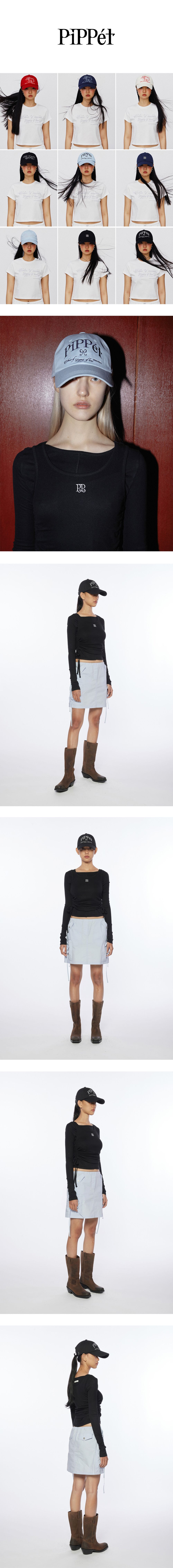 Ribbon Symbol Ball Cap (black) 감도 깊은 취향 셀렉트샵 29CM