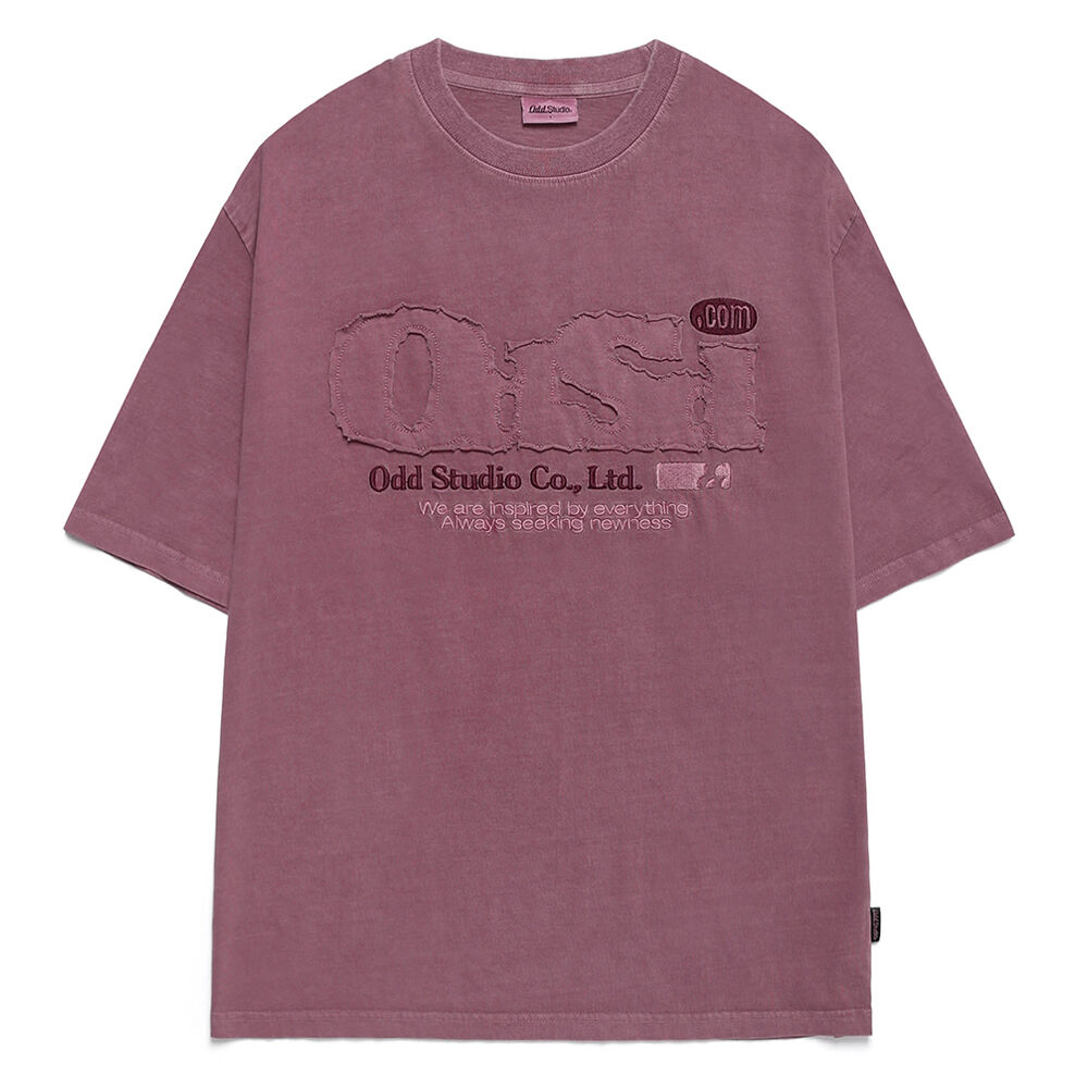 Tシャツ・カットソー LMC ACID WASHED DOODLE LOGO TEE dark pink 0LM45STS192DPK ACID WASHED DOODLE LOGO TEE dark pink - 감도 깊은 취향
