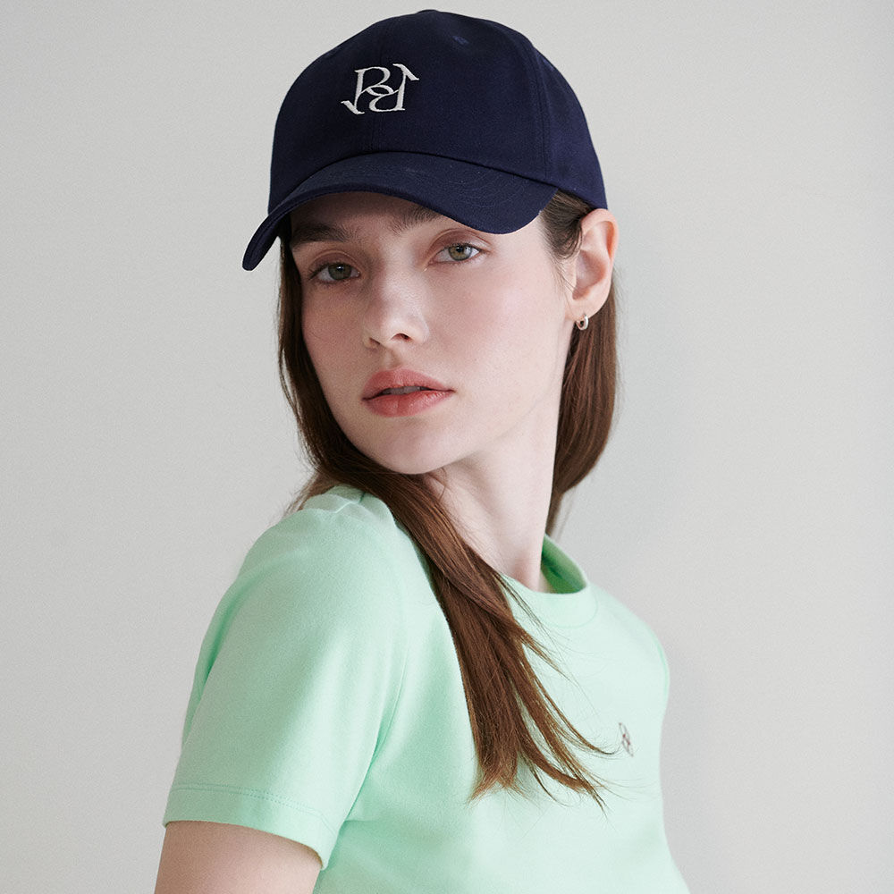 ★RAIVE★ RAIVE Symbol Ball Cap in SBlue 21 Raive-RAIVE Symbol Ball Cap in S/Blue VX4MA316-21│삼성물산