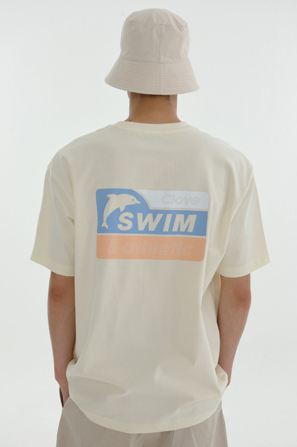 24SS clove] Swim Club T-Shirt (Cream) - 감도 깊은 취향