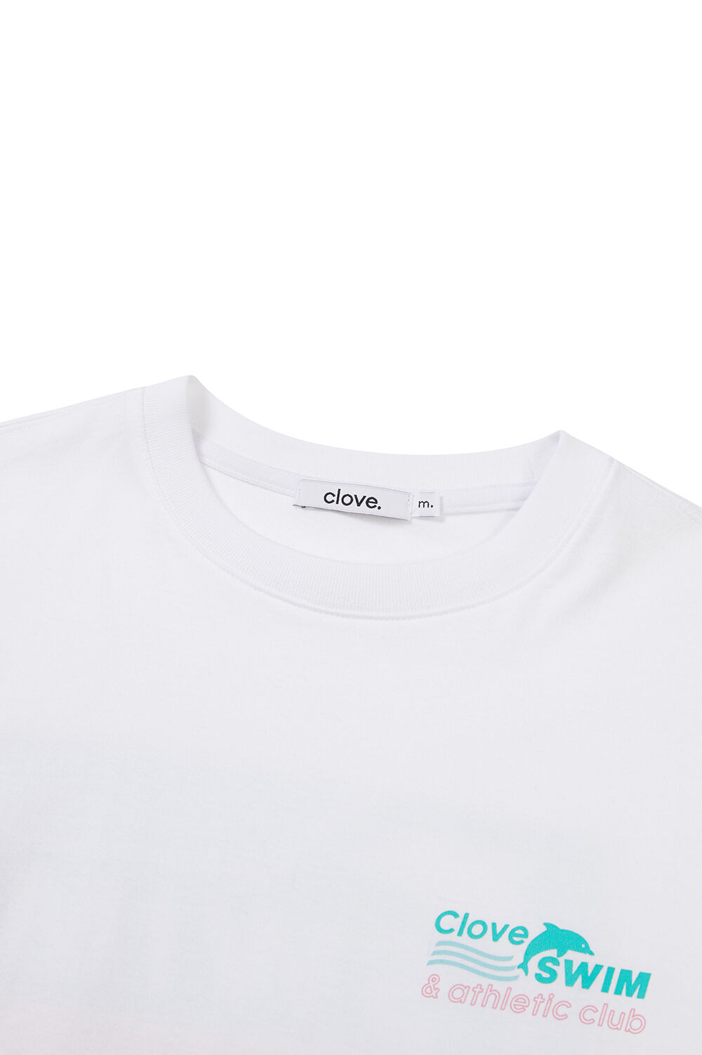 24SS clove] Swim Club T-Shirt (White) - 감도 깊은 취향