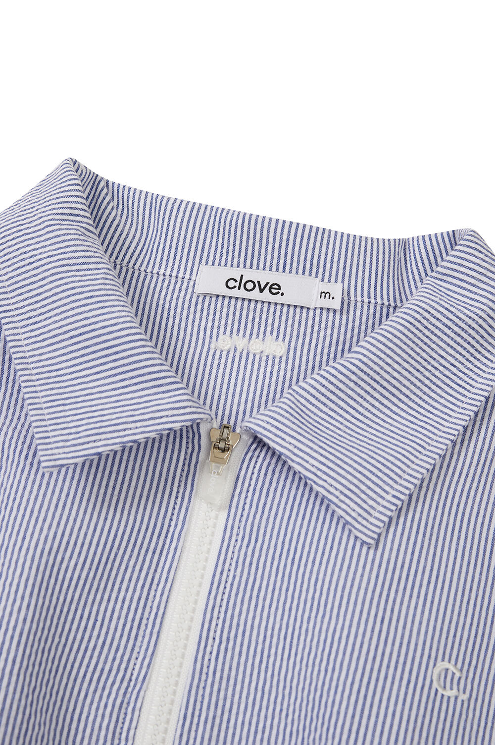 24SS clove] Seersucker Polo Dress (Blue) - 감도 깊은 취향