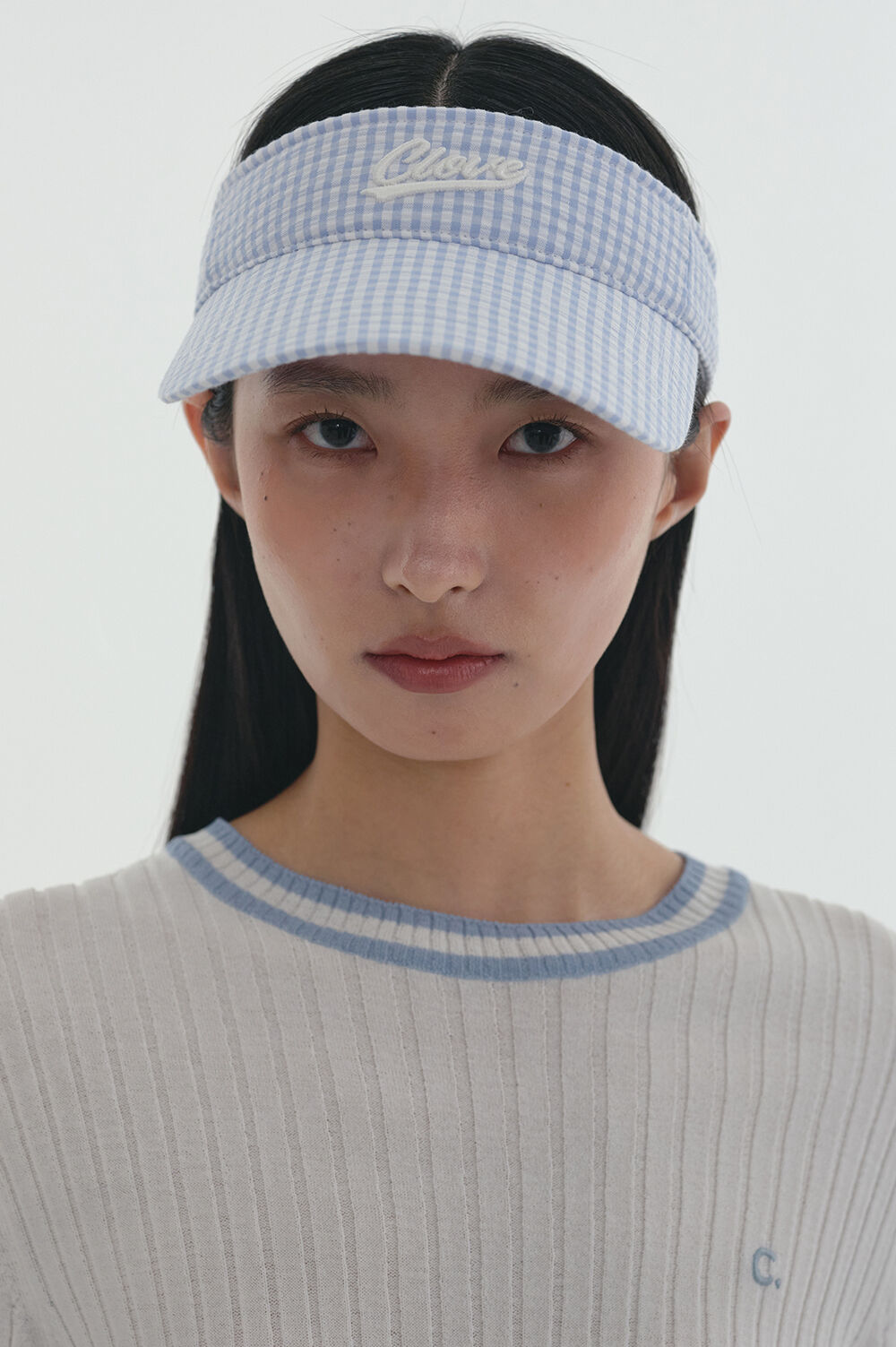 24SS Clove] Seersucker Sun Visor (2color) - 감도 깊은 취향