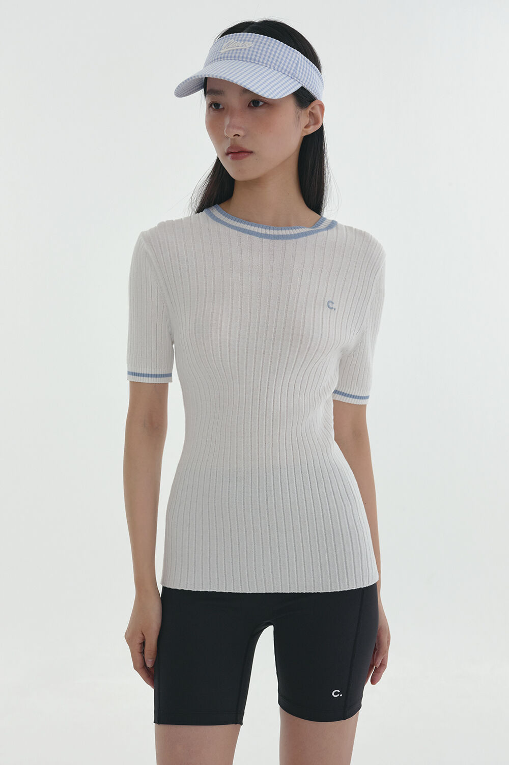 [Clove]★24SS★韓国大人気 ★Seersucker Sun Visor 24SS Clove] Seersucker Sun Visor (2color) - 감도 깊은 취향