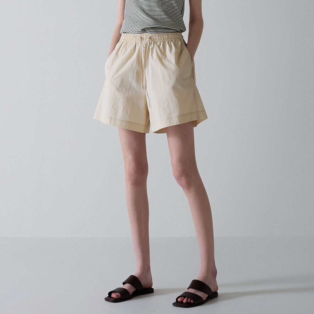 SIPT7072 Banding shorts_Light gray - 감도 깊은 취향 셀렉트샵