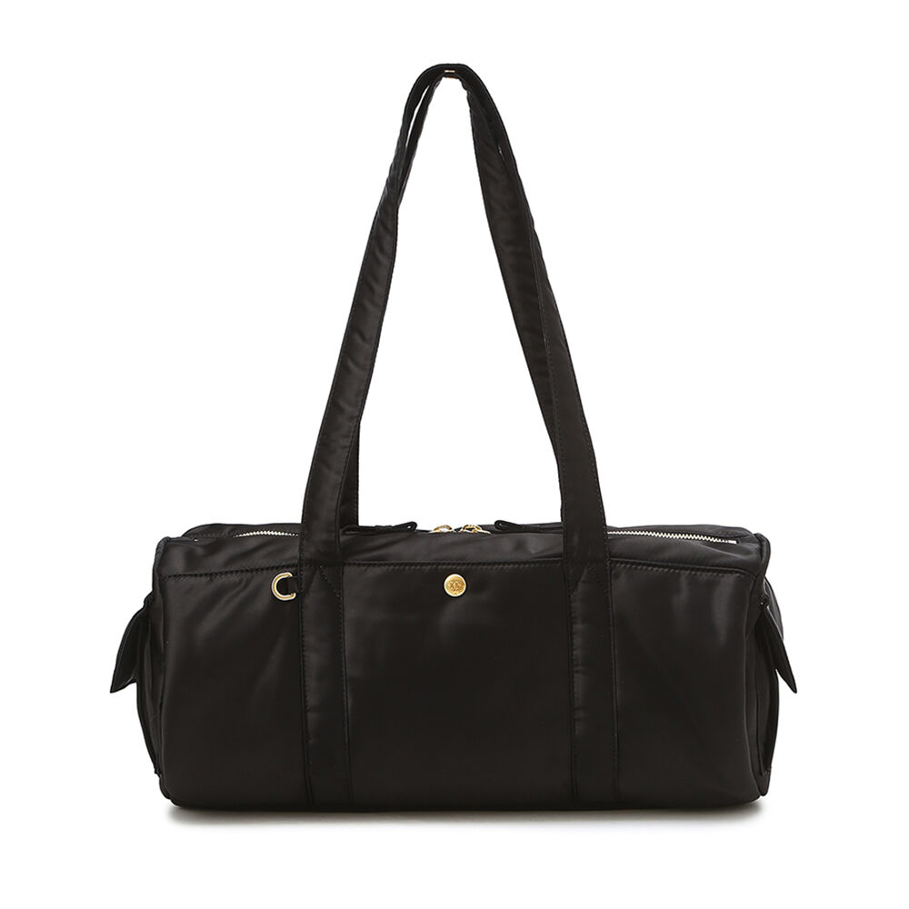 NICOLE POCKET LEATHER BAGUETTE BAG_BLACK - 감도 깊은 취향