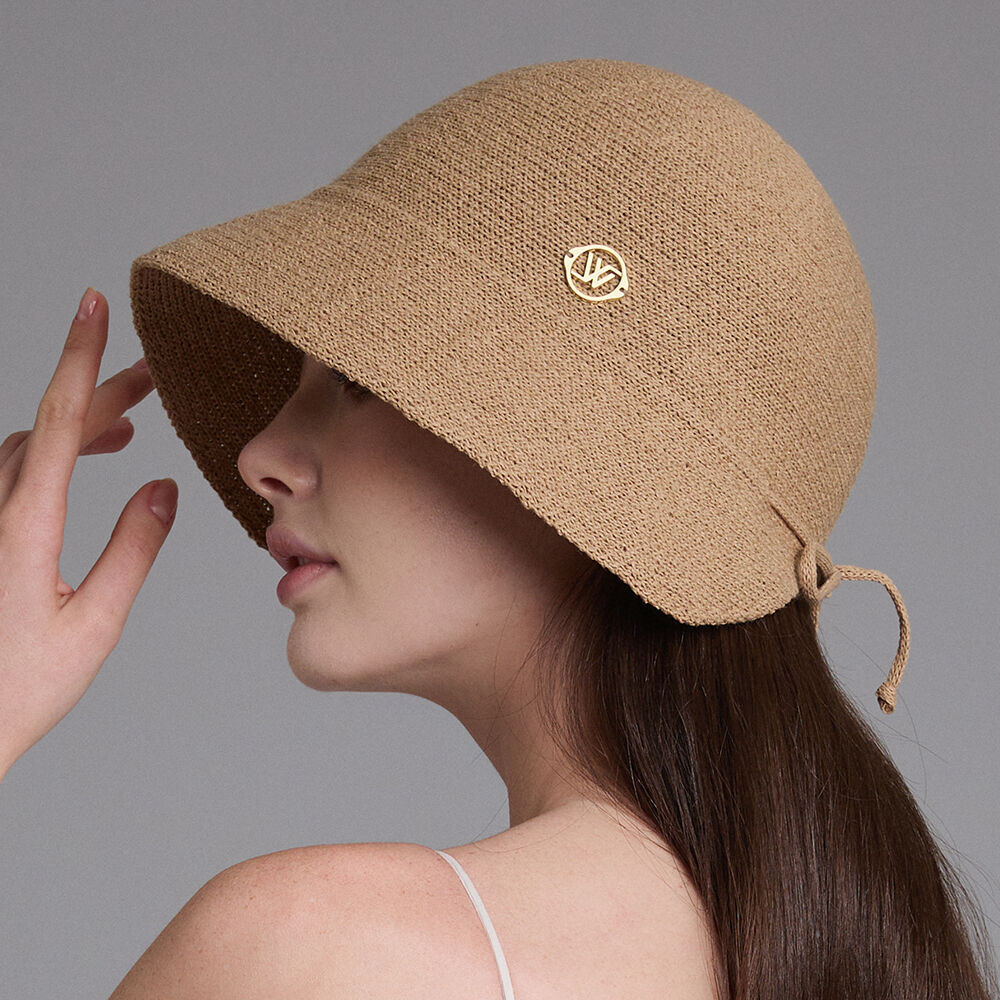 sunset heart strap wide hat_beige - 감도 깊은 취향 셀렉트샵 29CM
