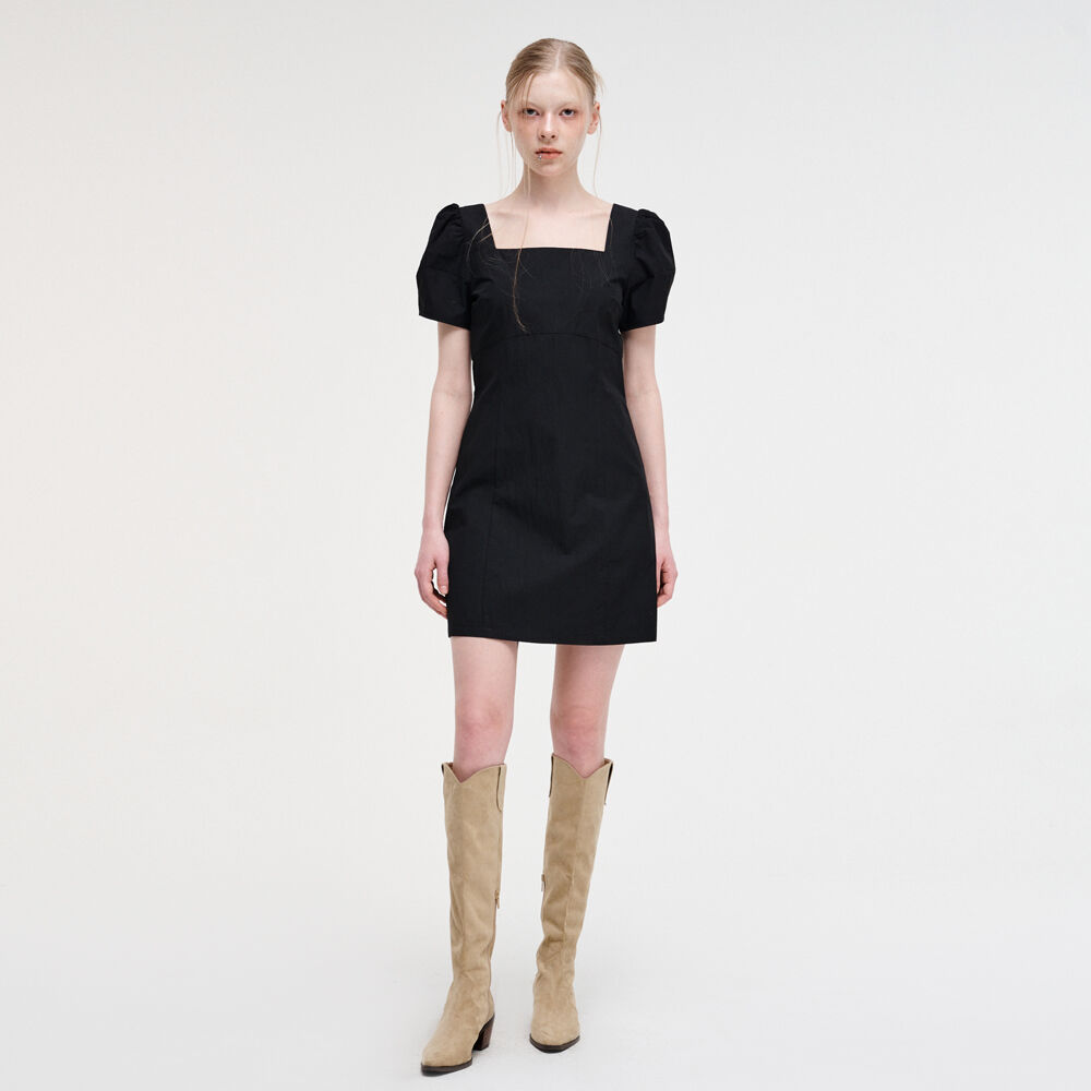 ワンピース ETMON Puff String Mini Dress, Black Puff String Mini Dress, Black - 감도 깊은 취향 셀렉트샵 29CM
