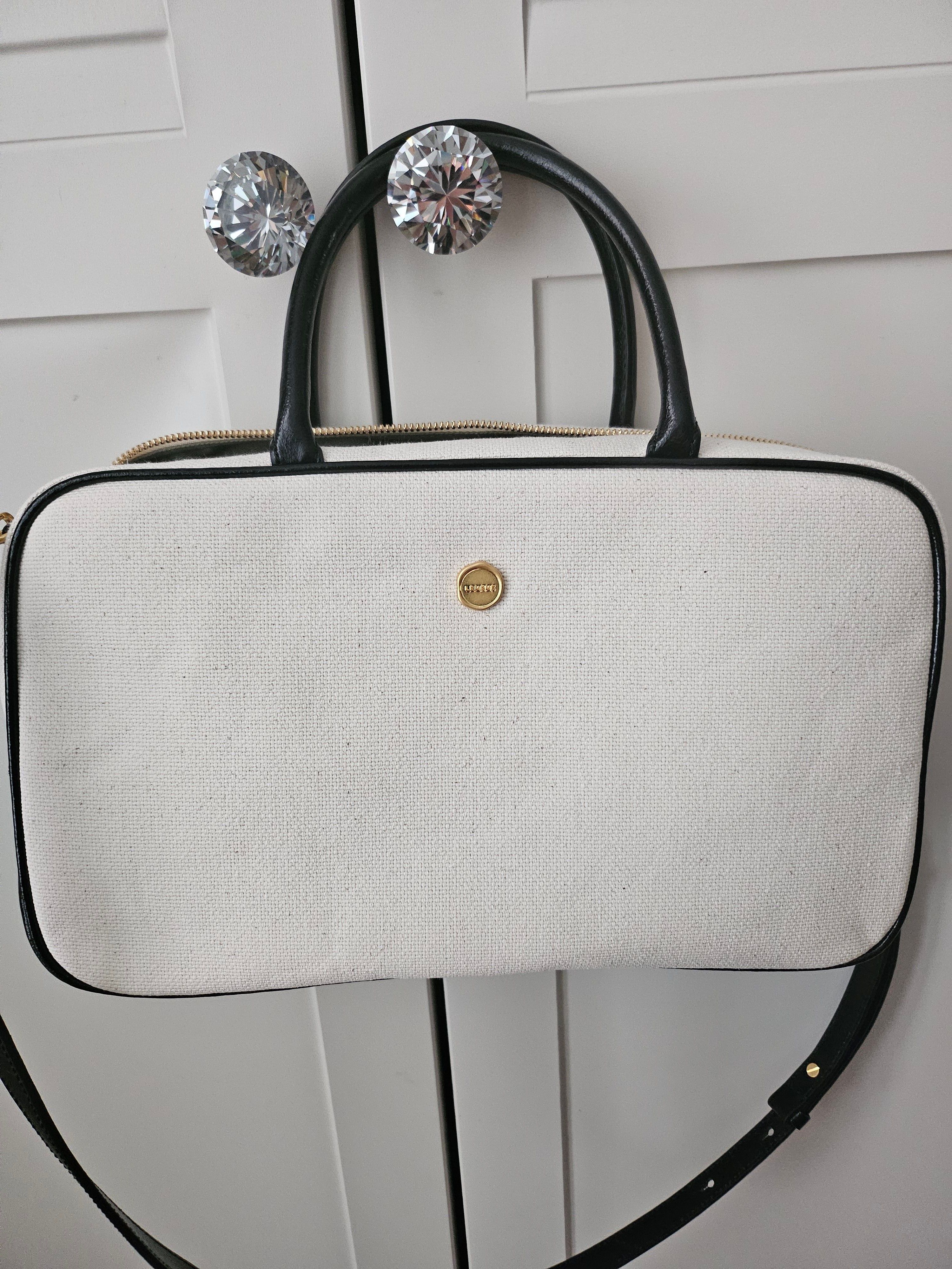 【LEMEME】SAC GRAND JOUR CANVAS IVORY MUSINSA | LEMEME Sac Grand Jour Canvas Ivory