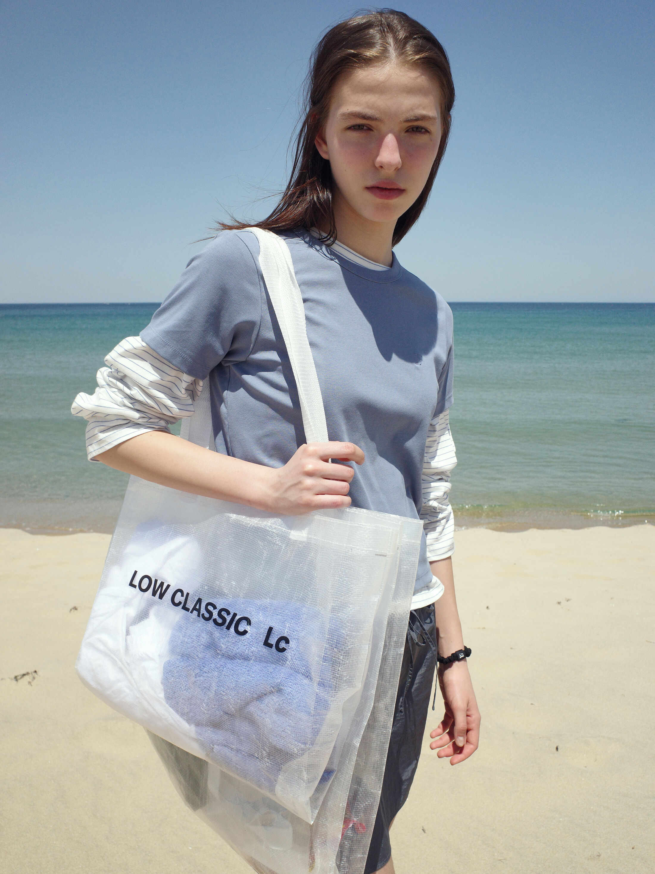 ORGANIC SILKET Lc MINI T-SHIRT_BLUE_LC242_TS02BL - 감도 깊은