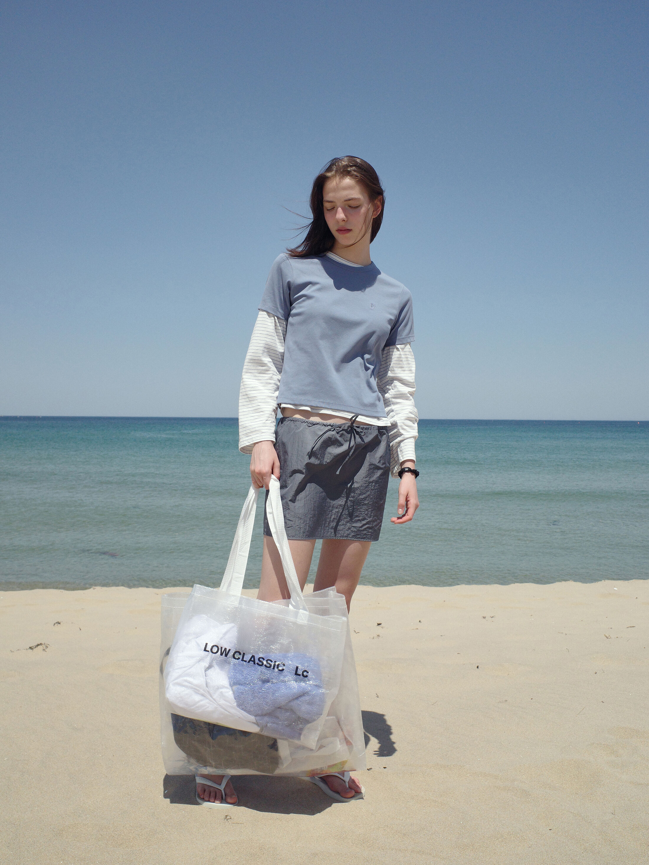 ORGANIC SILKET Lc MINI T-SHIRT_BLUE_LC242_TS02BL - 감도 깊은