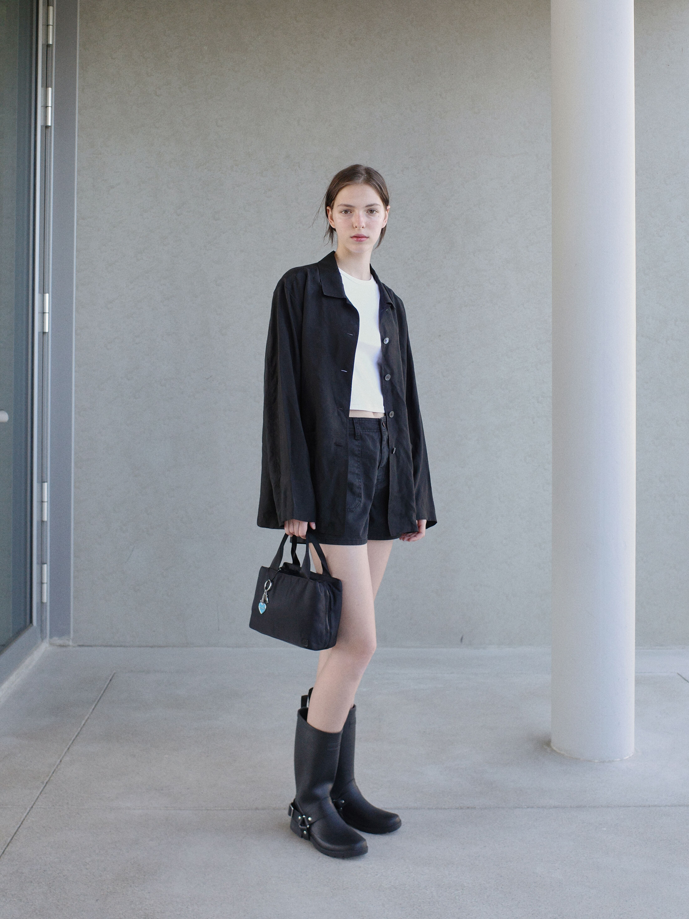 PADDED MINI TOTE BAG_BLACK_LC242_BA04BK - 감도 깊은 취향