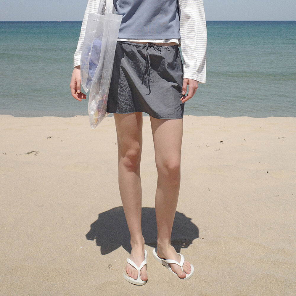 Rose Jacquard Volume Mini Skirt (white) - 감도 깊은 취향