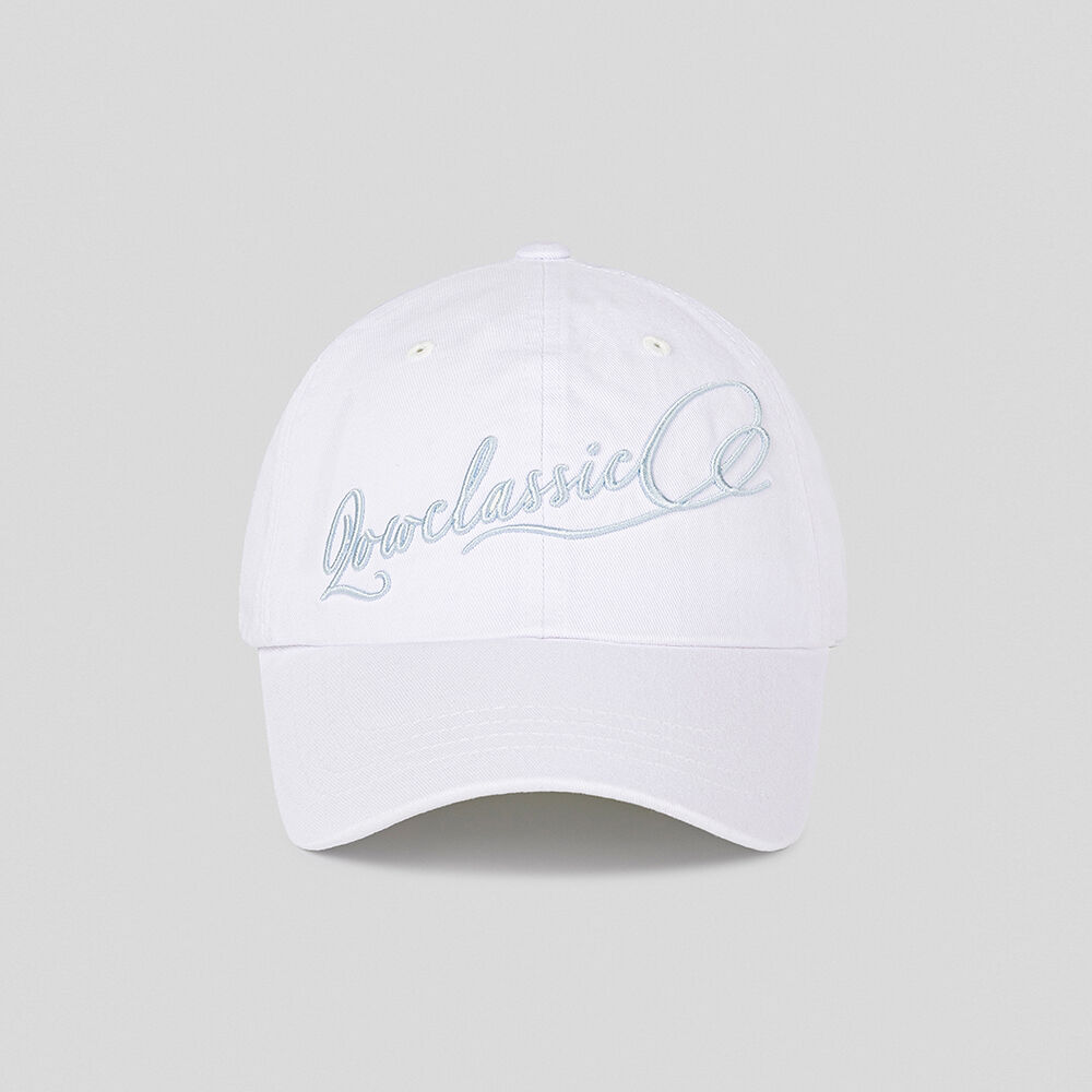 ■LOW CLASSIC■ WAVE LOGO CAPWHITE LC242_HA04WH WAVE LOGO CAP_WHITE_LC242_HA04WH - 감도 깊은 취향 셀렉트샵 29CM