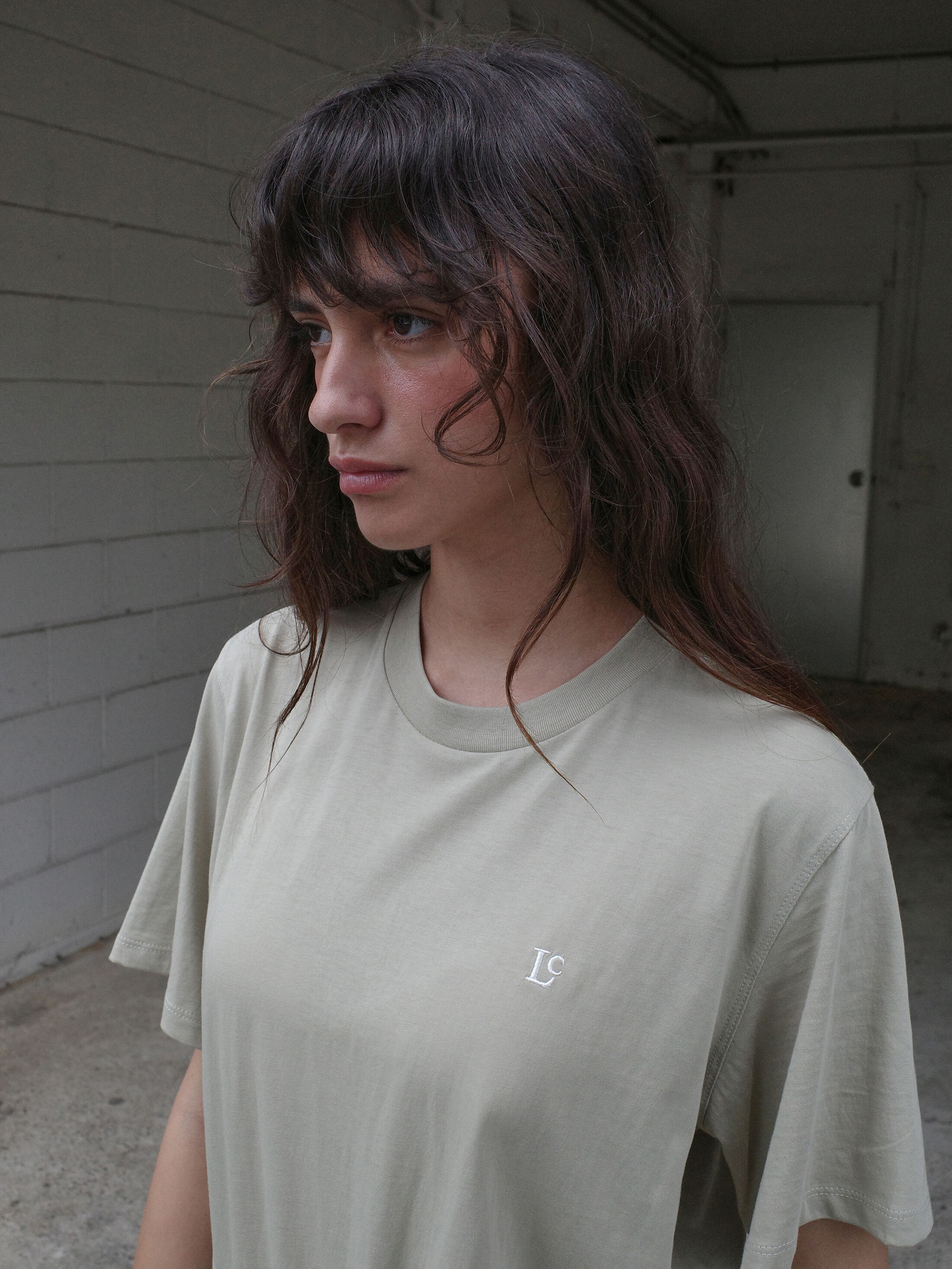 Tシャツ・カットソー ^LOW CLASSIC^ ORGANIC Lc BASIC TSHIRTSAND BEIGE LC242_TS01SI ORGANIC Lc BASIC T-SHIRT_SAND BEIGE_LC242_TS01SI - 감도 깊은