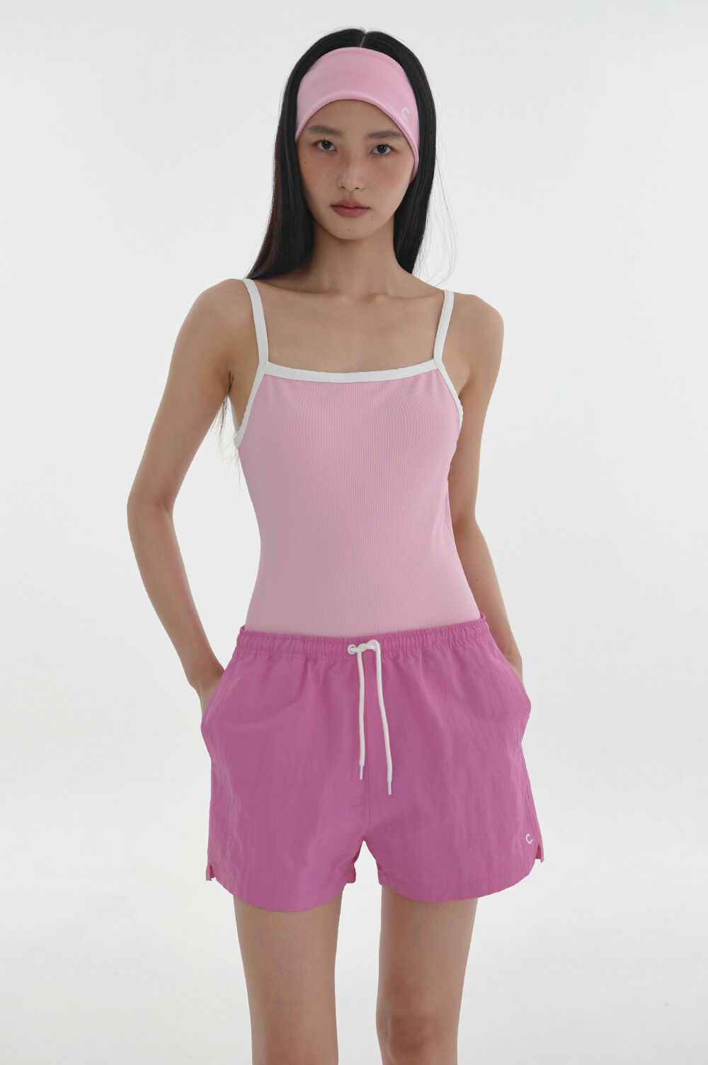 [Clove]★24SS★韓国大人気 ★Logo Summer Shorts_Women 24SS clove] Logo Summer Shorts_Women (Pink) - 감도 깊은 취향