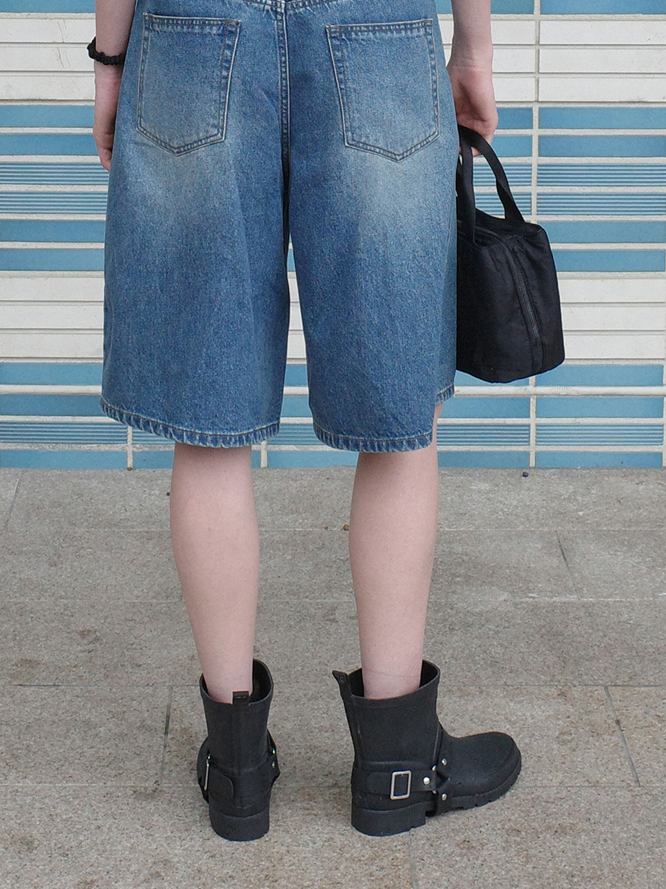 【LOW CLASSIC】Lc CHAIN RAIN BOOTS Black LOW CLASSIC