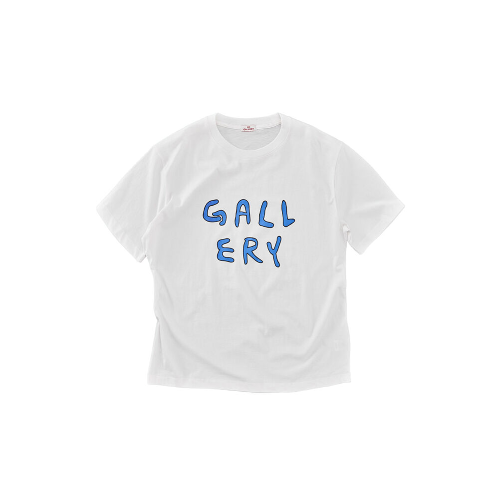 【1011 Gallery】Gallery Stroke Logo T-Shirt Gallery Stroke Logo T-Shirt-White - 감도 깊은 취향 셀렉트샵 29CM