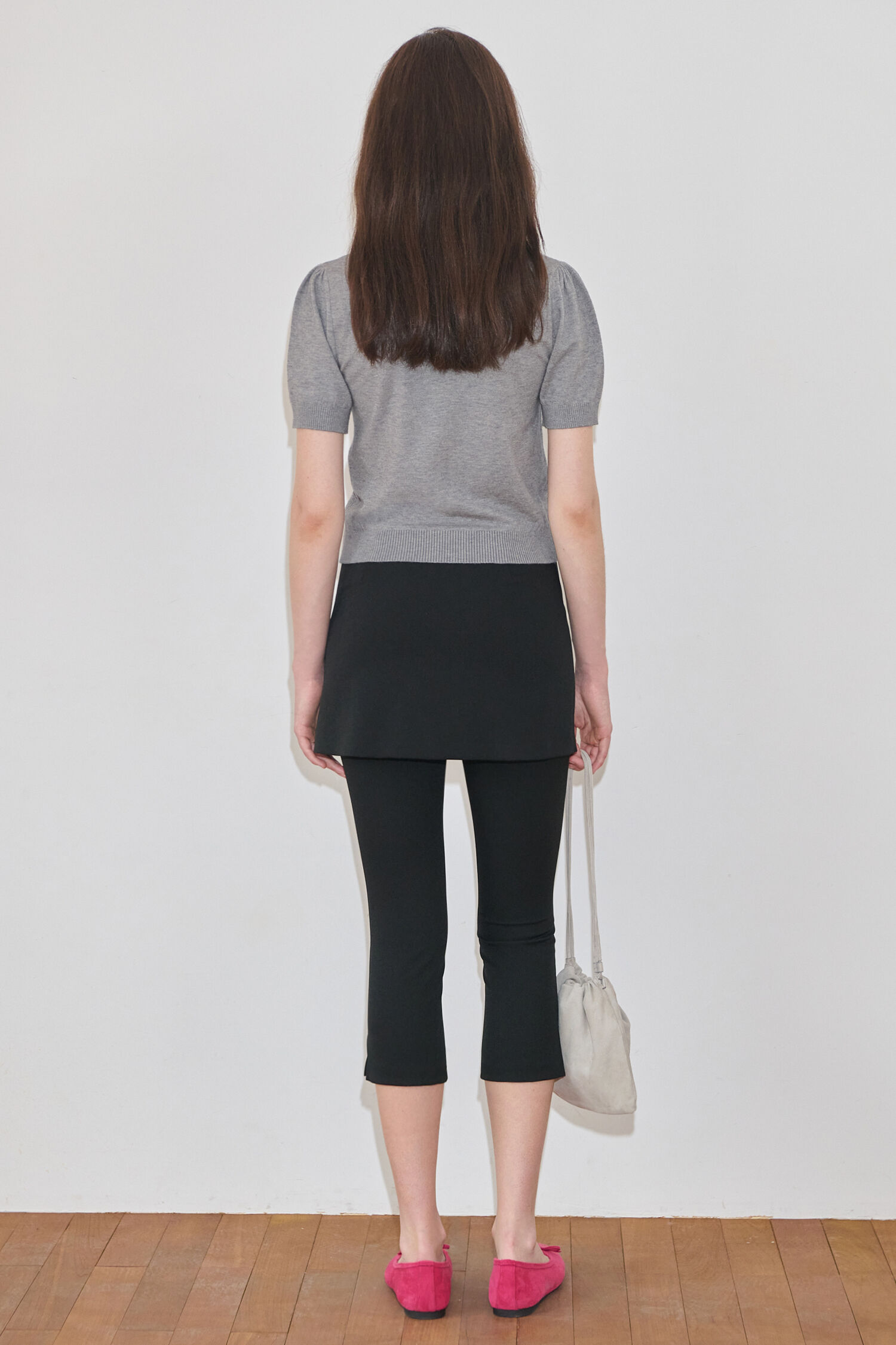 Sinoon Logo Half Knit (Melange Grey) - 감도 깊은 취향 셀렉트