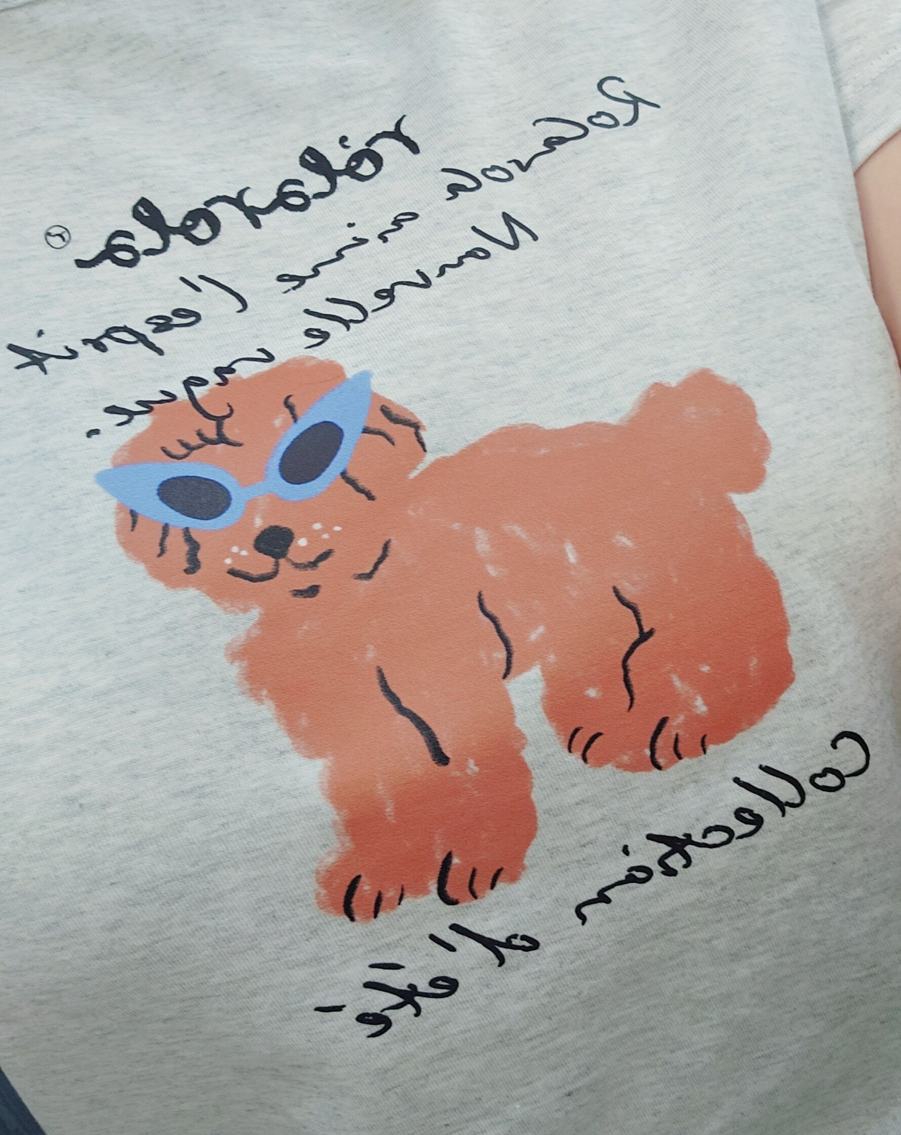 ウォニョンモデル[ROLAROLA] ROLA SUNGLASSES PUPPY T-SHIRT ROLAROLA ROLA SUNGLASSES PUPPY T-SHIRT