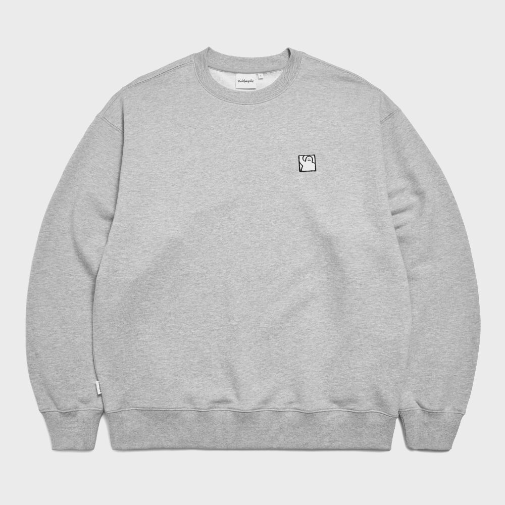 TNT Yu Nagaba Crewneck Heather Grey - 감도 깊은 취향 셀렉트