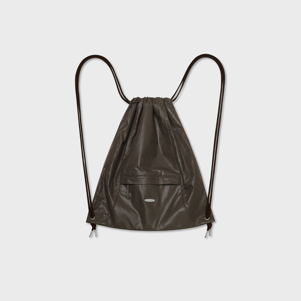 AEAE☆WEB LOGO CHECK GYM SACK BROWN AEAE☆大人気シリーズ☆WEB LOGO CHECK GYM SACK ナップサック