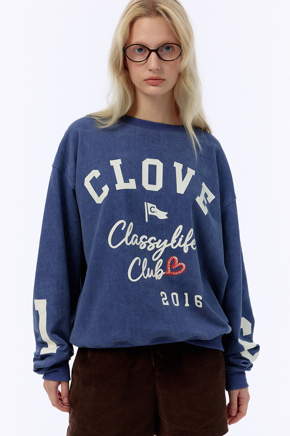 [Clove]★24FW★韓国人気★Waffle Sweatshirt Clove]☆24FW☆韓国人気☆Waffle Sweatshirt