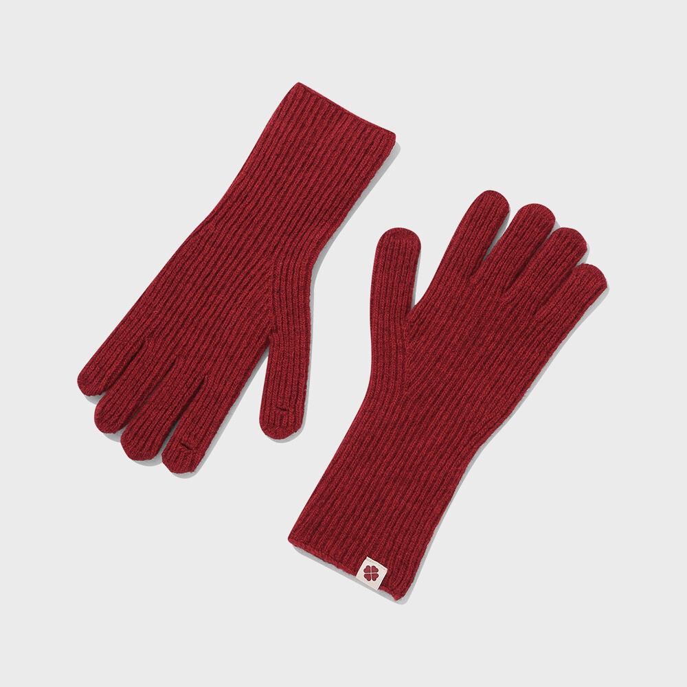 ★AMES-WORLDWIDE★HAIRY KNIT GLOVES & MUFFLER SET RED★人気 아메스 월드와이드(AMES-WORLDWIDE) HAIRY KNIT GLOVES