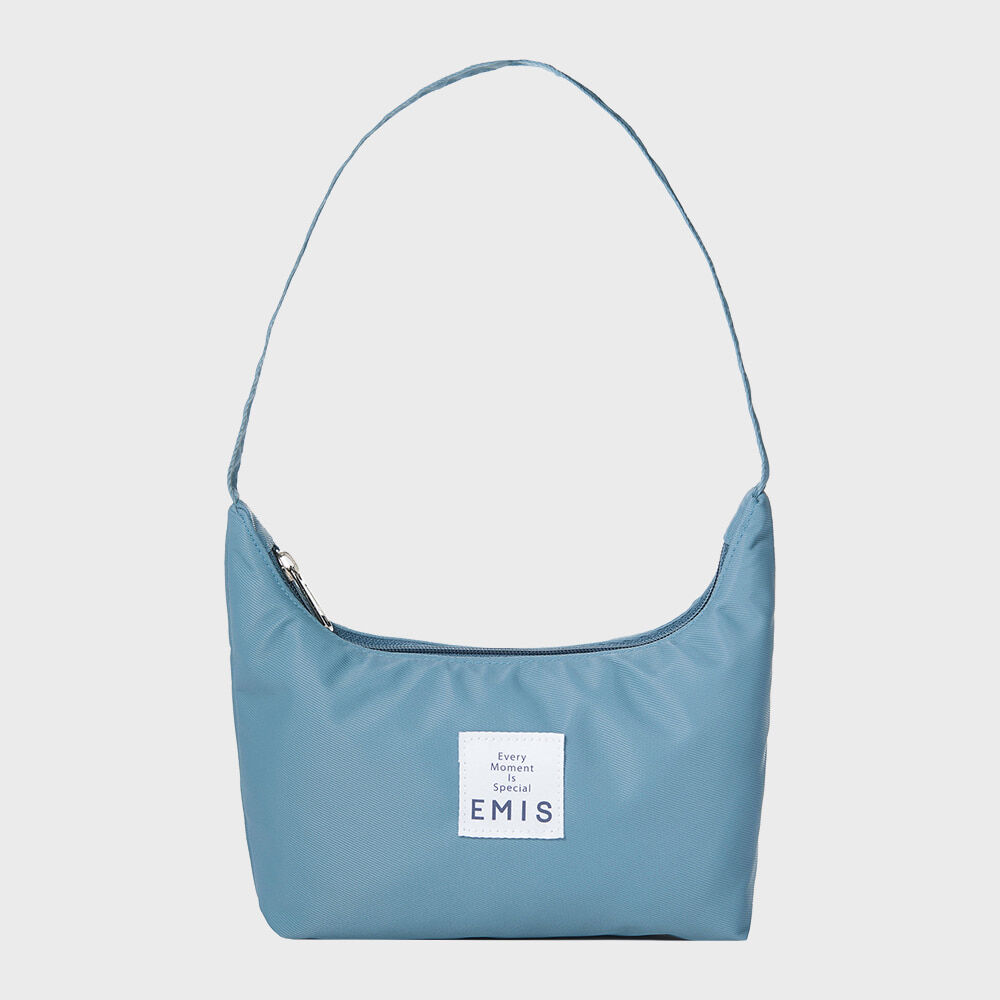 ★EMIS★ EMIS HOBO BAGBLUE m1037_1333642 NEW ENAMEL HOBO BAG-BLUE GREEN - EMIS