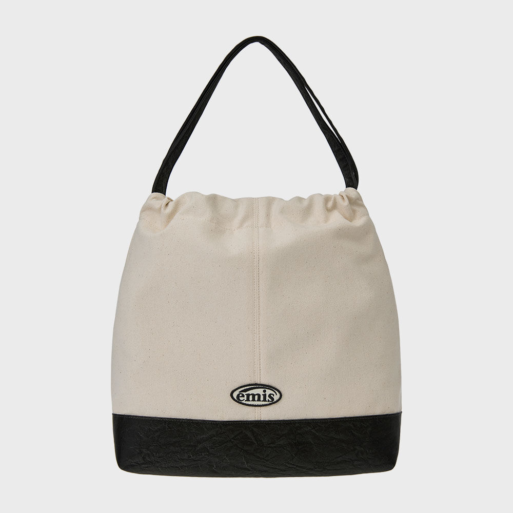 CANVAS SHOULDER BUCKET BAG-BLACK - 감도 깊은 취향 셀렉트샵 29CM
