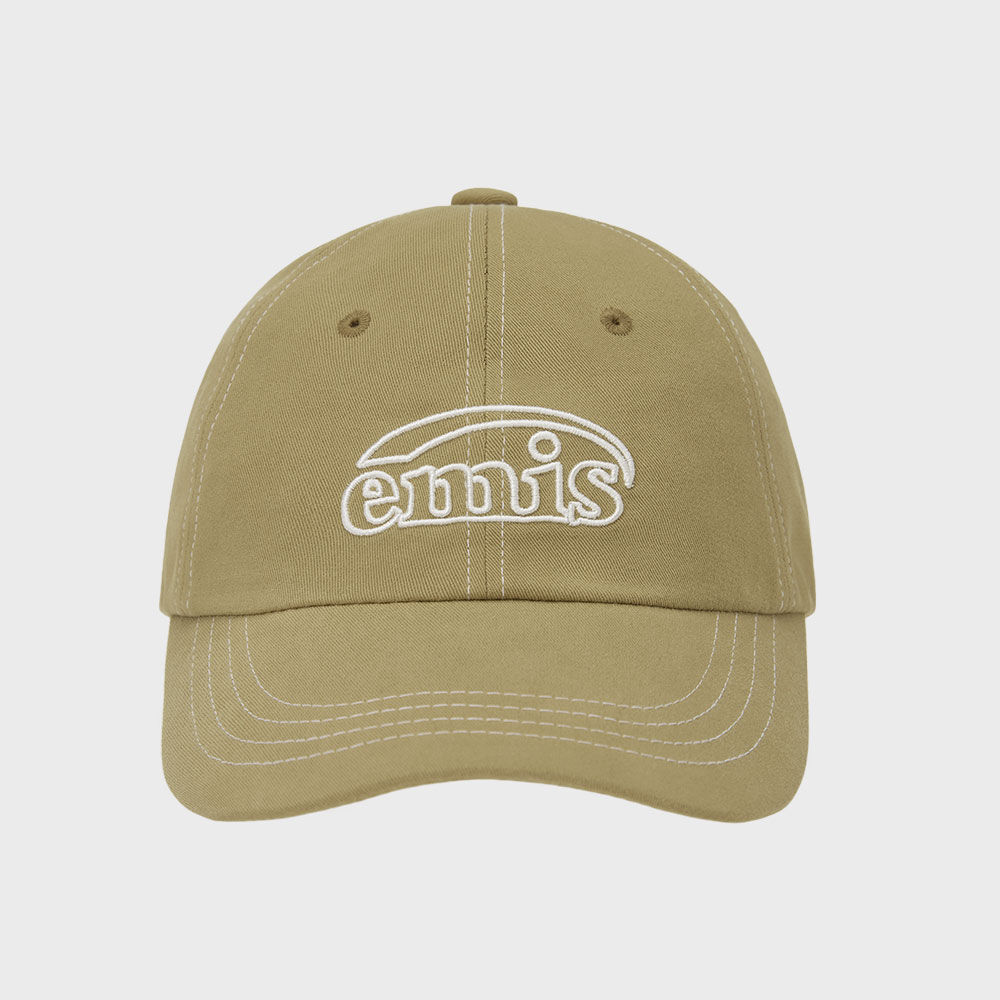 EMBOSSING LOGO BALL CAP-BEIGE - 감도 깊은 취향 셀렉트샵 29CM