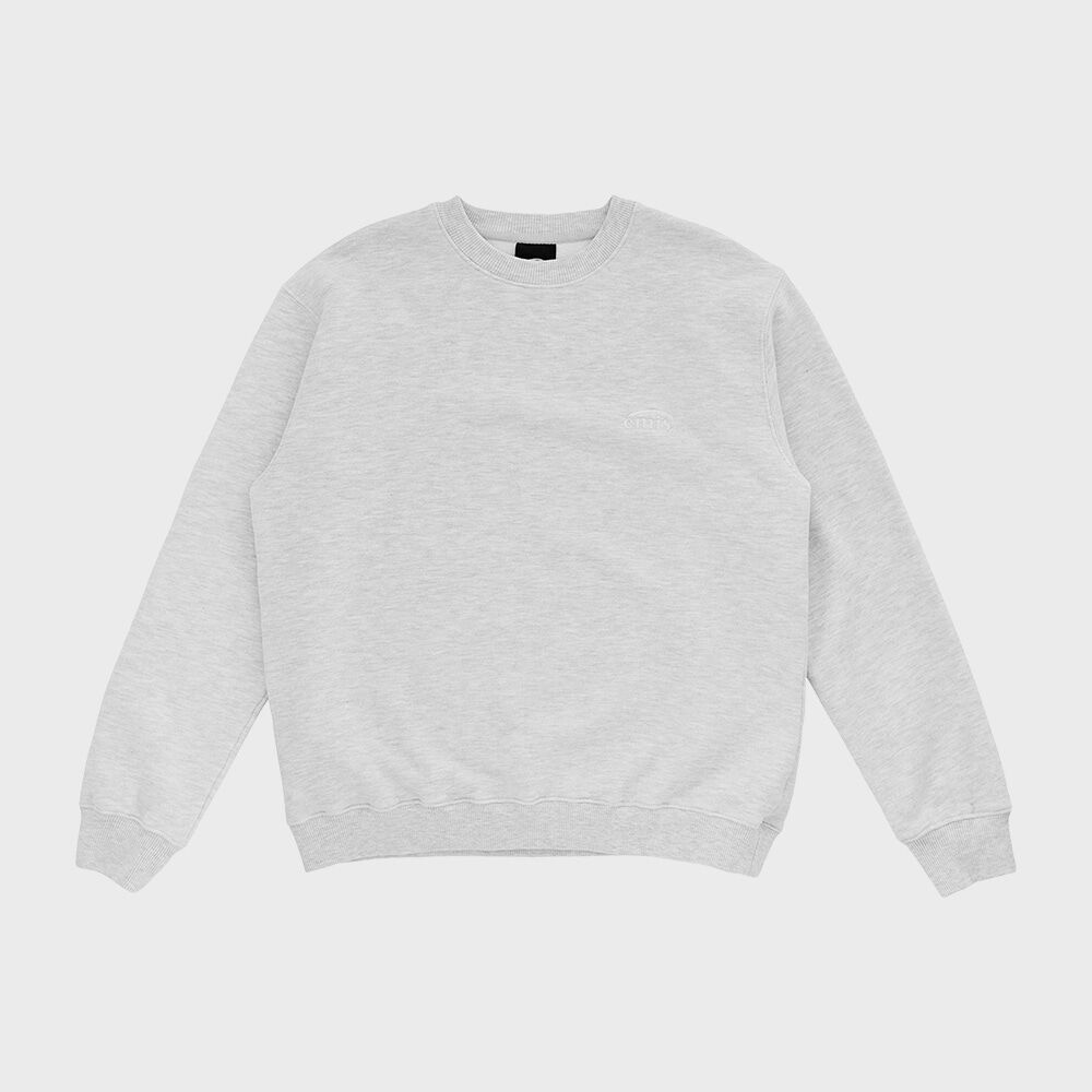 ★OY★OVERLAY LOGO EMBOSS STITCH MTM-GREY★正規品/直送料込 OY (오와이) Ι OPENYARD