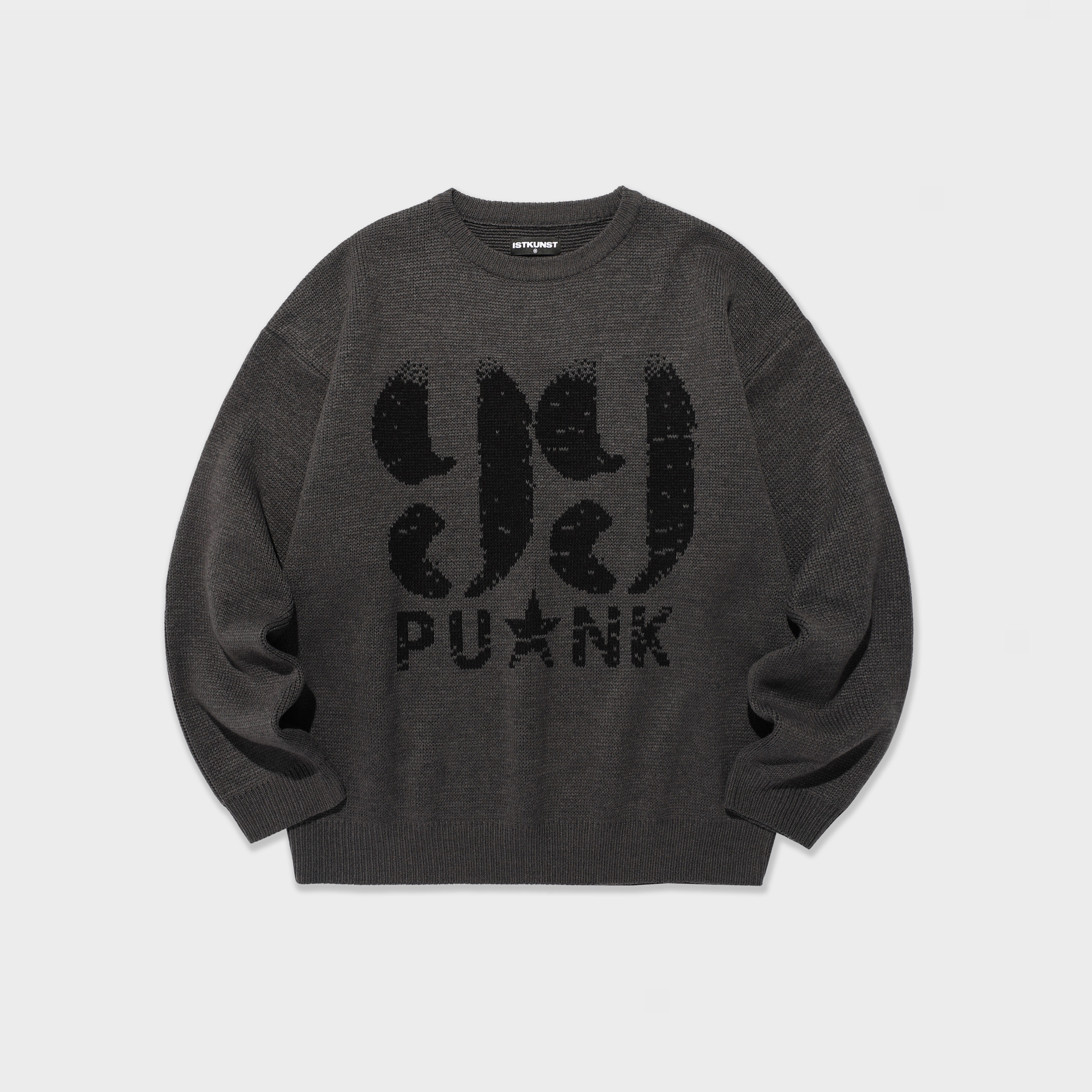 【1011 Gallery】Gallery Logo Graphic Sweatshirt Gallery Logo Graphic Sweatshirt - Charcoal Grey - 감도 깊은