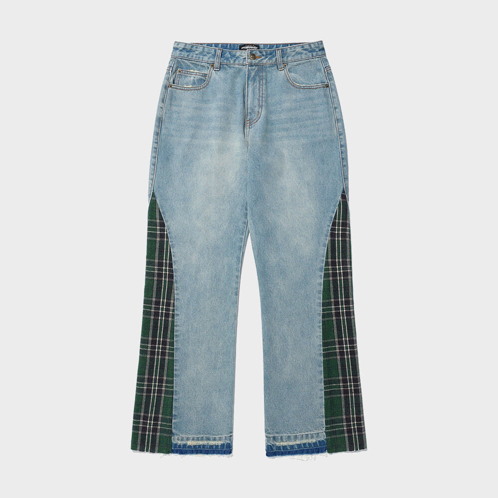 BOOTS CUT PANEL SWEAT PANTS_CHARCOAL(NG2FSUPA00A) - 감도