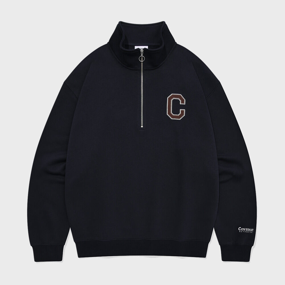OVERLAY LOGO EMBOSS STITCH MTM-GREY - 감도 깊은 취향 셀렉트