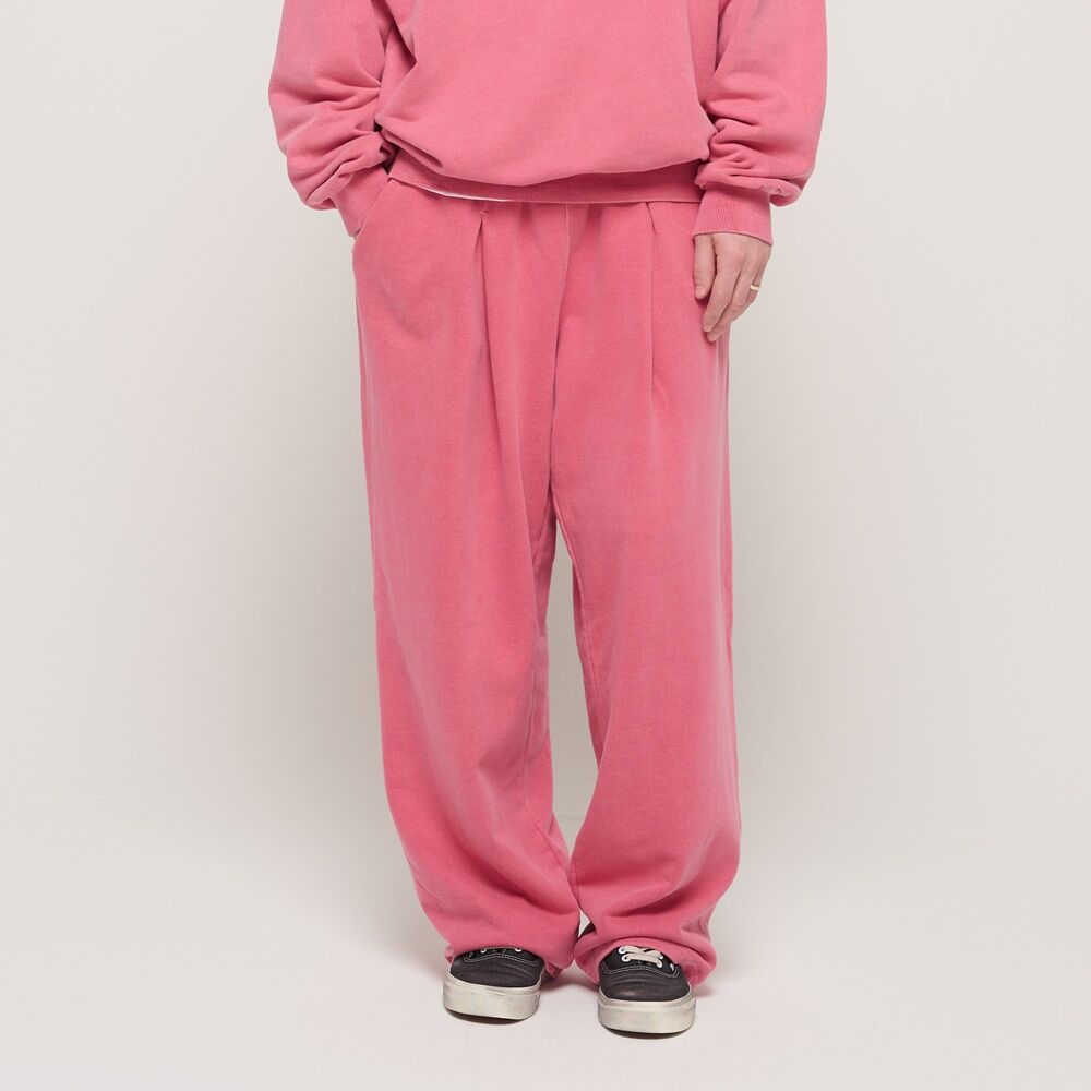 RR LOGO STITCH HEAVYWEIGHT PANTS (PINK) - 감도 깊은 취향