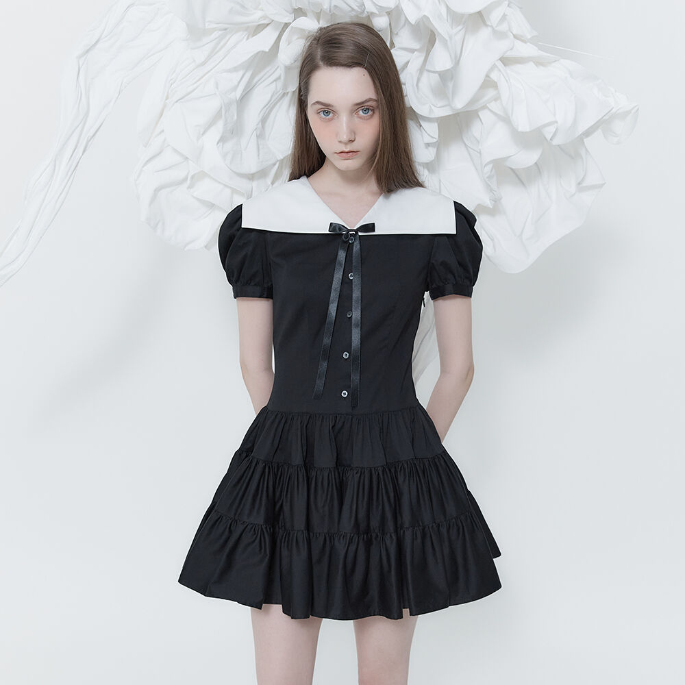 SAILOR CREAM DRESS_TT4S610BK - 감도 깊은 취향 셀렉트샵 29CM
