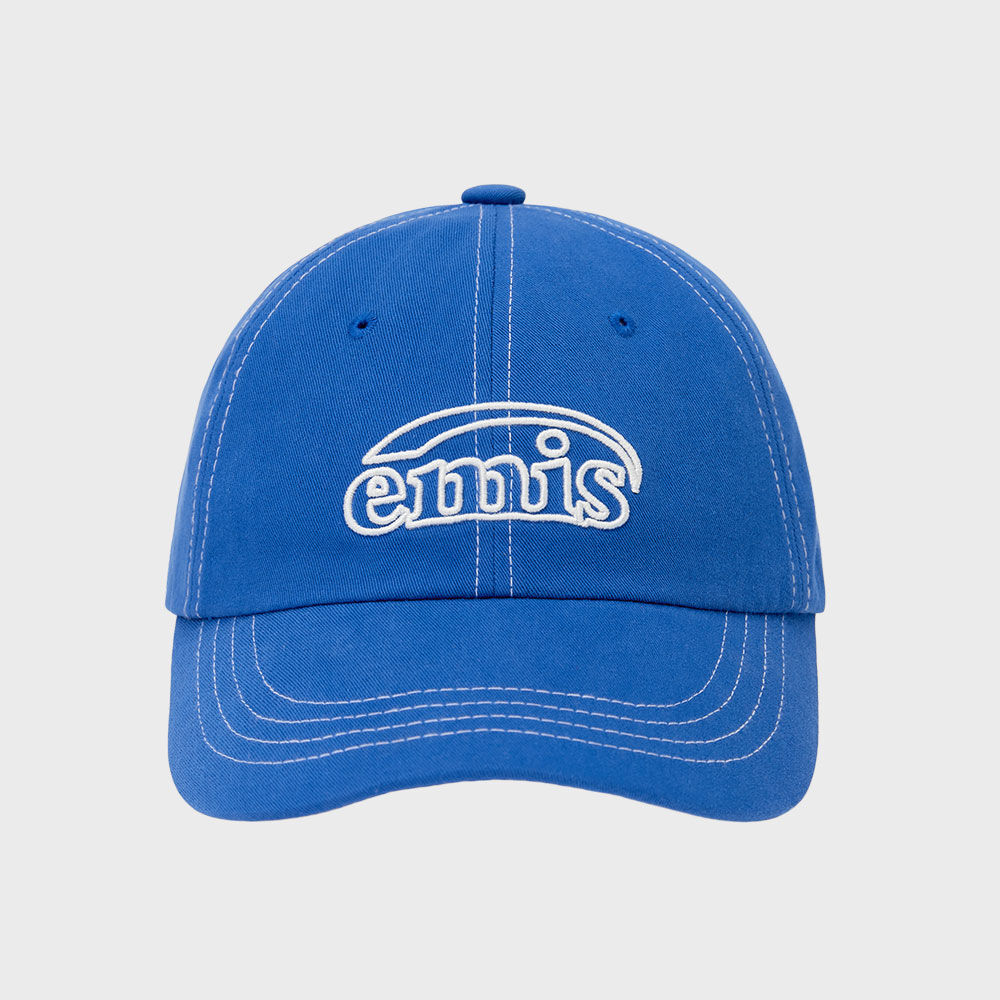 ◆EMIS◆ TONE ON TONE WAPPEN BALL CAPBLUE m1037_1334245 TONE ON TONE WAPPEN BALL CAP-BROWN - EMIS