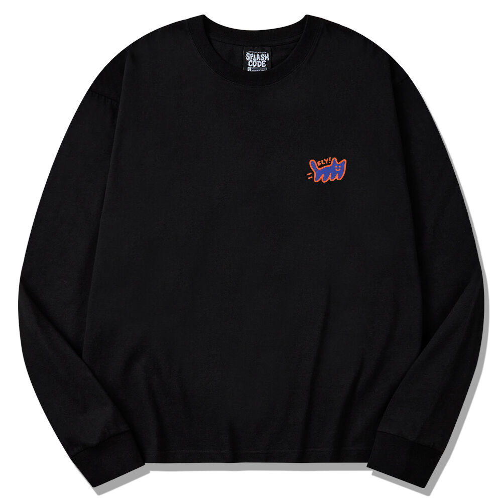 HEART BEAR LONG SLV TEE black - 감도 깊은 취향 셀렉트샵 29CM