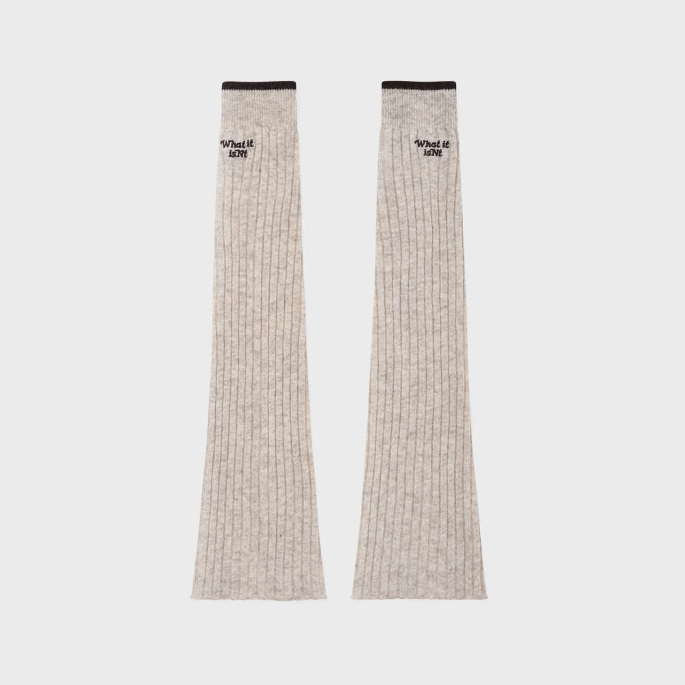ファッション雑貨・小物その他 +DEINET+ POINT KINT SLIT LEG WARMER IN IVORY KDCXB4S33110200 POINT KINT SLIT LEG WARMER IN IVORY - 감도 깊은 취향 셀렉트