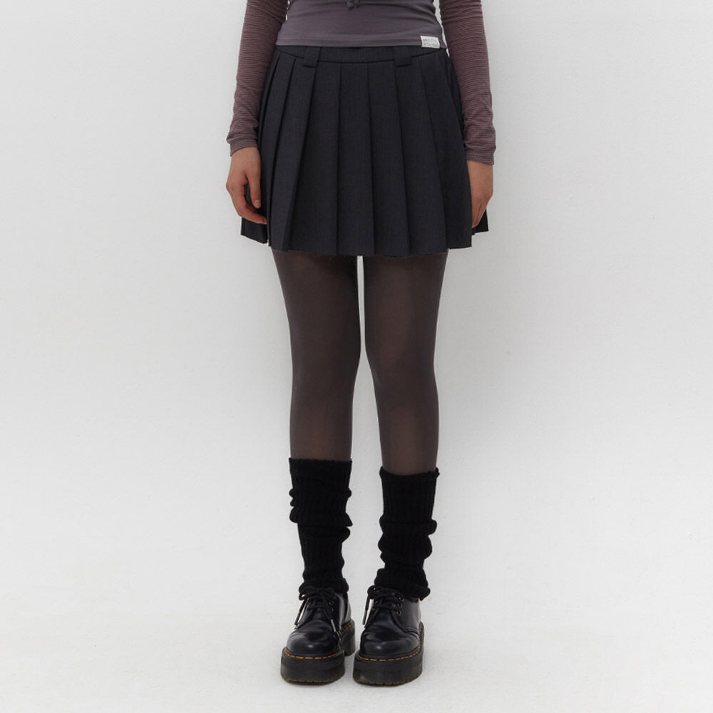 Unbalanced flow mini skirt BLACK - 감도 깊은 취향 셀렉트샵 29CM